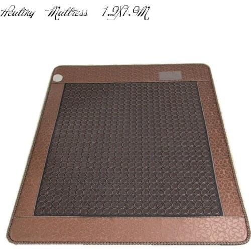 Jade heating cushion stone far infrared electric heating health massage mattress sleeping cushion Sale Free Shipping 1.2X1.9M