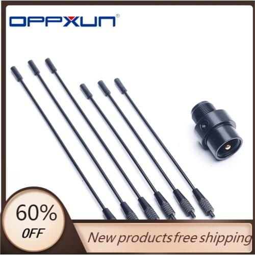 OPPXUN New Black for NAGOYA for RE-02 Mobile Antenna Ground UHF-F 10-1300MHz Car Radio for KENWOOD for MOTOROLA YAESU for ICOM