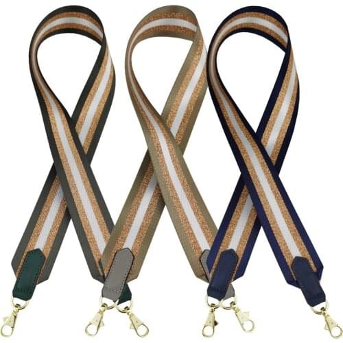 Widened Bag Strap Accessories For Women Stripe Fashion Camouflag Shoulder Handbag Straps Nylon Shoulder Strap
