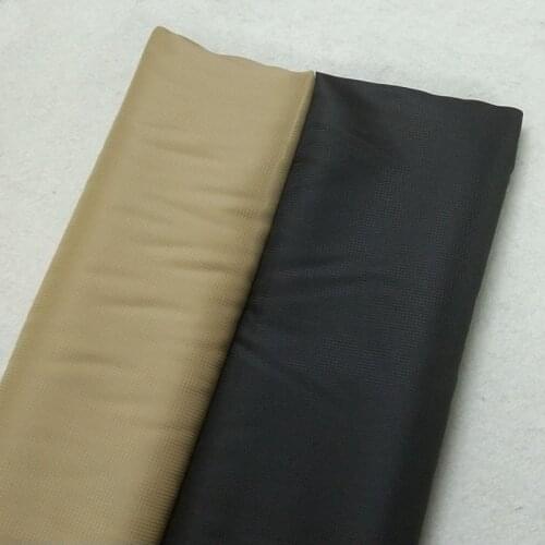 Pretty Black Khaki Small Check Jacquard Polyester Lining Fabric 50x140cm Textile Lining For Cloth Dress Patchwork Home Decoratio