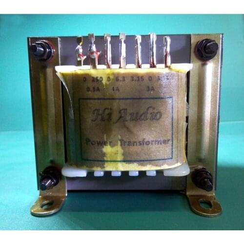 Tube amplifier power amplifier ST-6P1PP, 6AQ5, 6V6, EL84 push-pull amplifier power transformer, power 130W, primary: 115V + 115V