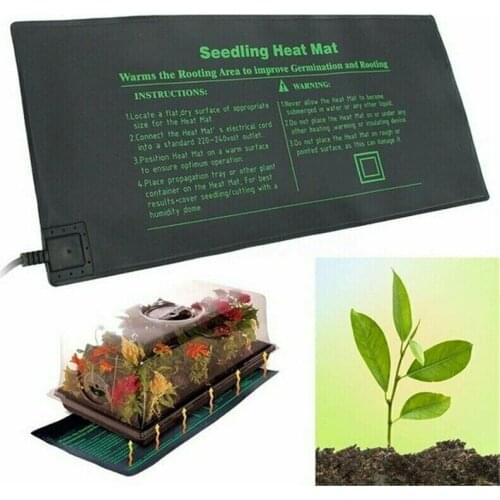 1PC Seedling Heat Mat Waterproof Seed Plant Germination Propagation Heating Pad Indoor Garden Supplies UK Plug