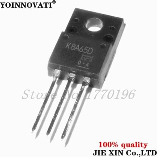 10PCS K8A65D TK8A65D 650V 8A 45W LCD MOS FET TO-220F 100% new original quality assurance