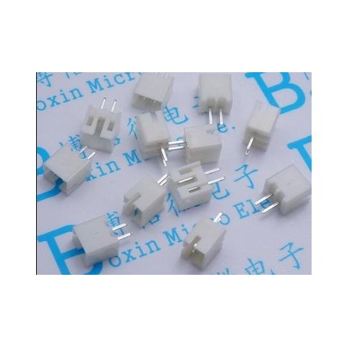 1000pcs/lot PH 2.0mm 2P PH-2A Header Straight Pin Socket Straight Female Socket 180 Degrees Upright