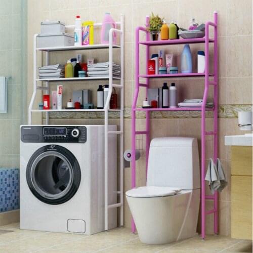 29%Bathroom Storage floor stand Shelf Floor Toilet Washbasin Washing Machine Toilet Storage Rack Kitchen shelf