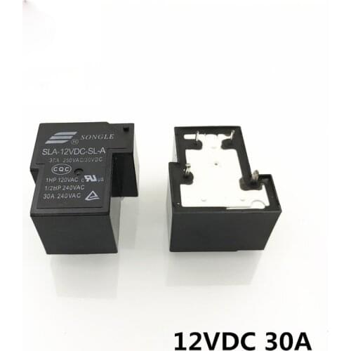 5PCS NEW SLA-12VDC-SL-A 12V 4PIN 30A T90 Power Relays
