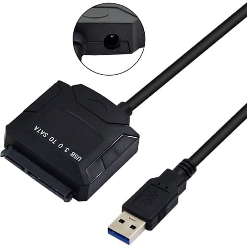 CHIPAL USB 3.0 SATA 3 Cable Adapter SATA to USB Cable Converter Up to 6 Gbps for 2.5 inches External SSD HDD 22 Pin Sata Cable