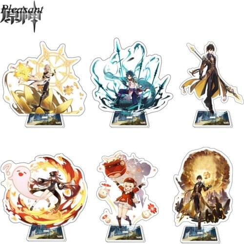 Genshin Impact Game Peripheral Acrylic 16CM Vertical Desktop Decoration Xiao Razor Venti Klee Double-sided Printing Perfect Gift