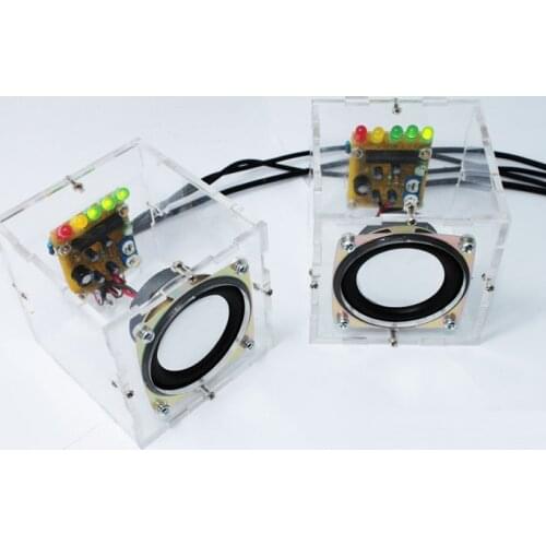 Mini speaker DIY kits Small power amplifier sound production kit Computer speaker DIY production parts Electronic kit