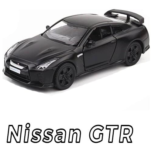 1:36 scale high imitation alloy model car,matte Nissan GTR pull back retro car toy,2 open door toy vehicle,free shipping