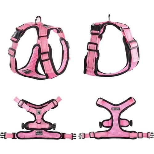 Soft Mesh Pet Puppy Dog Cat Harness Breathable Pet Vest for Small Medium Dogs Reflective Chihuahua Yorkie Teddy Training Product