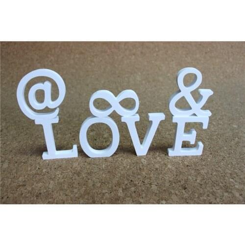 Newest Creative 12cm Wood Wooden Letters Alphabet Birthday Gift Bridal Wedding Party Home Decorations Crafts