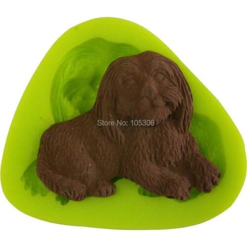 Bakeware Fondant Animal Dog 3D Silicone Cake Mold Soap Moldes De Silicona Silicon Molds Cake Decorating Baking Tools For Cakes