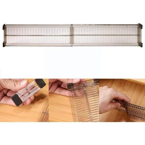 Drawer Separator Divider Telescopic Durable Drawer DIY Division Storage Household Cabinet Storage Partition Board Divider U7W5