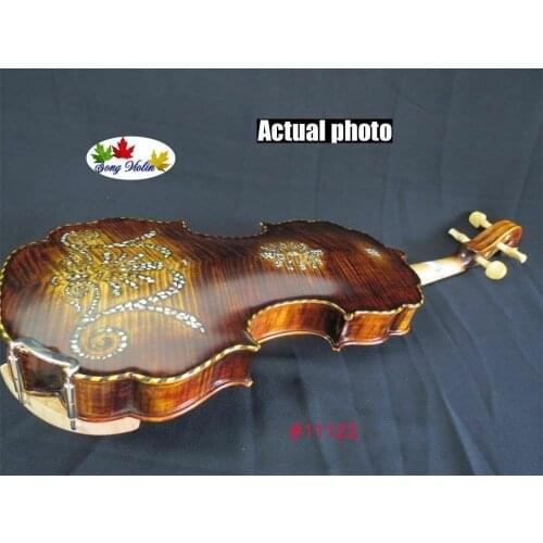 Baroque style SONG Concert violin 4/4,shell inlaid on back,Powerful sound #11122