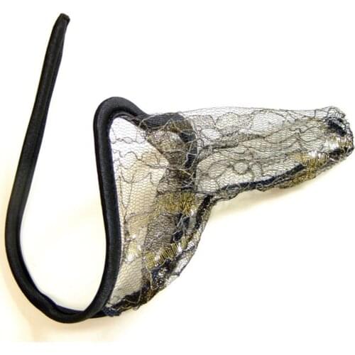 Men Sexy Lace C-String Panty T-back Lingerie Thong Briefs Underwear See Through Tangas Gay Comfortable Underpants breathable