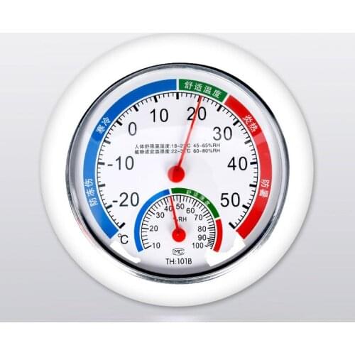 Thermometer household indoor mechanical pointer type thermometer temperature moisture meter wall-mounted desktop hygrometer