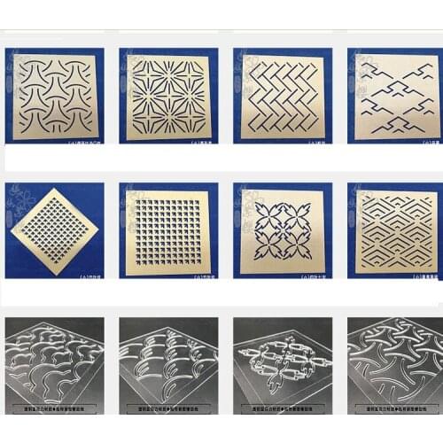 Fabric art patchwork tool Quilting ruler Acrylic Sashiko design Grandmother Garden mould Template embroidery kit التطريز