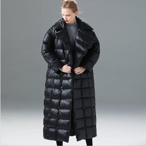 Women Winter Plus Size Down Jacket long 90% White Duck Down Coat Female Parkas Ladies Loose coats Feather Snow Outwear overcoat