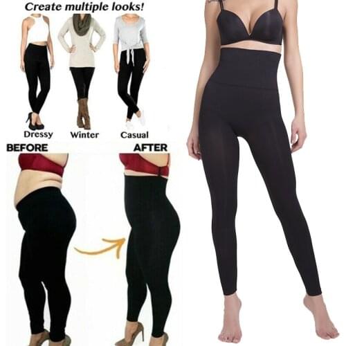 Women High Waist Leggings Sculpting Sleep Leg Legging Tummy Control Skinny Panties Slimming Leggings Thigh Slimmer Pants