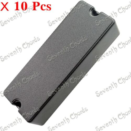 10 Pcs 2 Screw Hole Sealed Closed Type 5 String Bass Guitar Pickup Covers/Lid/Shell/Top
