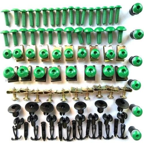 133 piece Black/Orangge/Red/Blue/gereen/Silver Complete Fairing Bolt Kit Body Bolts Stainless for Suzuki GSX-R600 750 2006 2007