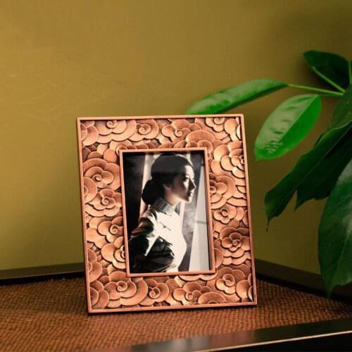 5/6 Inch Modern Chinese Retro Creative Hand-painted Photo Frame Holiday Gifts Living Room Ornaments