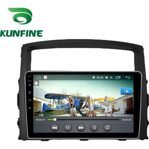 Octa Core Android 10.0 Car DVD GPS Navigation Player Deckless Car Stereo for Mitsubishi Pajero V97 Headunit 2006-2011Radio