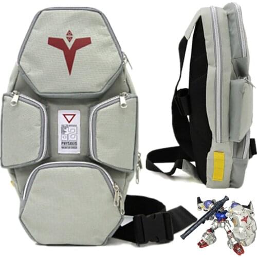 Anime GUNDAM Production 02 Physalis RX-78 GP02A Cosplay Student School Waist Messenger Bags Arm Single Shoulder Bag Prop