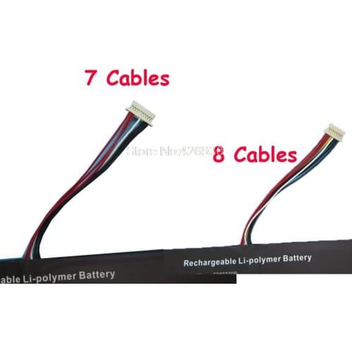 Battery For Jumper For EZBook S4 HW-3487265 5080270P Z140A-SC 7.6V 5000mAh 38Wh Z140A-SC 8Pin(8 Cables) 10Pin(7 Cables) 4982229P