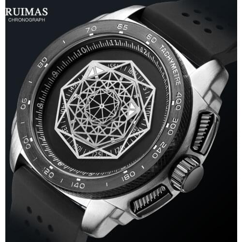 MEGIR & RUIMAS Fashion Man Sport Quartz Watch Luxury Top Brand Silicone Mens Watches Military Waterproof Date Wristwatch Male