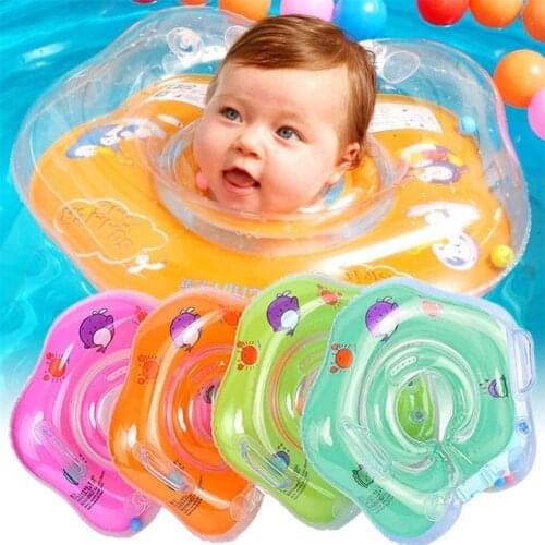 Baby Neck Ring Tube Swimming Safety Infant Float Circle for Bathing Inflatable Inflatable Water Toys Kids Swim Pool Accessories