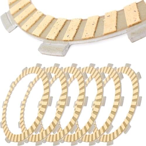 For HONDA STEED 400 600 Shadow Motorcycle Clutch Kit Friction Disc Plates Set 1990 1991 1992 1993 1994 1995 1996 1997 1998 6PCS
