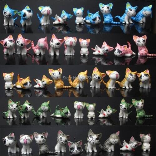 50PCS Colors Chis Sweet Home Cat 3-4CM Action Figures Toys