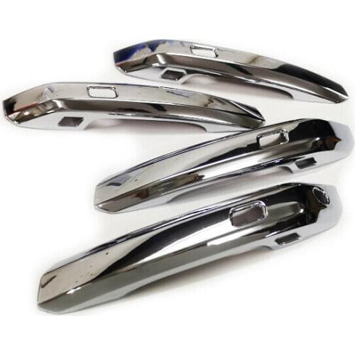 Chrome Door Handle Full Cover Keyless For Audi A4 B9 A5 8W Q5 FY LHD 4 Doors