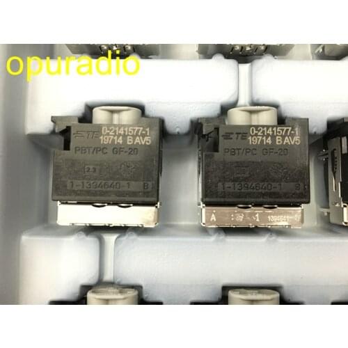 Original new TYCO PBT GF-20 1-1394640-1 MOST optical fiber POF connector for Amplifier car audio Free shipping