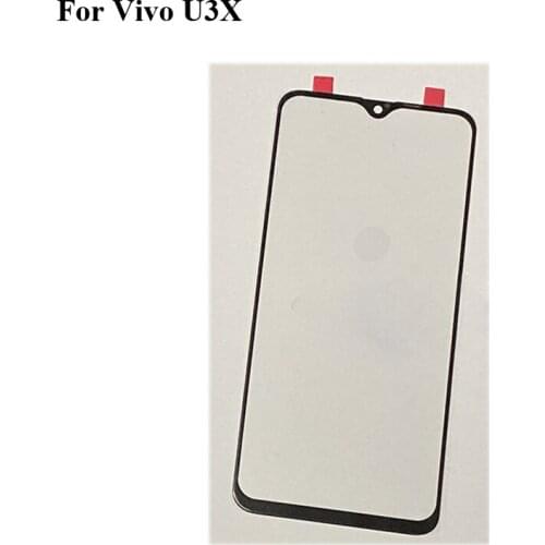 2PCS For Vivo U3X U 3X Front LCD Glass Lens touchscreen For Vivo U 3X Touch screen Panel Outer Screen Glass without flex VivoU3X