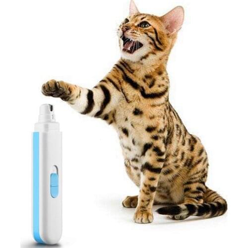 Rechargeable Pet Nail Grinder Dog Nail Clippers USB Charging Dog Nail Grinder Portable Puppy Cat Nails Pet Grooming Tools