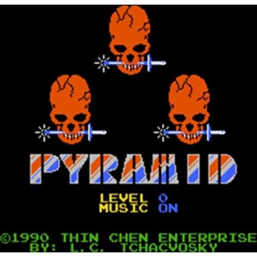Pyramid 60 Pins English Version Game Cartridge for 8 Bit 60pin Game Console