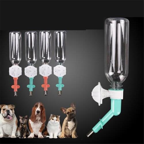 Hamster Hanging Automatic Drinker Water Bottle Plastic Drinking Fountain Kettle Pet Dog Rabbit Head Pipe Nipple Hang Waterer
