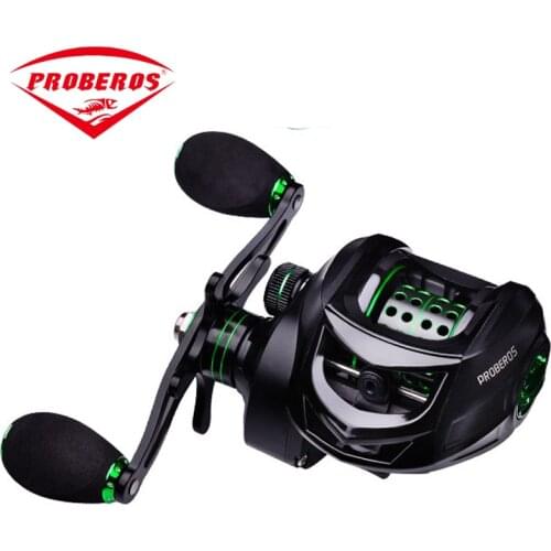 PRO BEROS 3+1BB 7.2:1 bait casting Fishing reel Baitcasting Fishing reels Carretilha de pesca 10kg Max Darg low profile reel