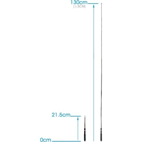 CPDD Walkie Talkie SMA Female Telescopic Gain Antenna for WouXun -BAOFENG UV-5R BF-888S Two Way Radio FP10120 VHF