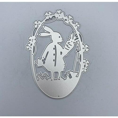 Metal Cutting Die Vegetable Field Rabbit Carrot Decoration Scrapbook Album Paper Card Craft Embossing