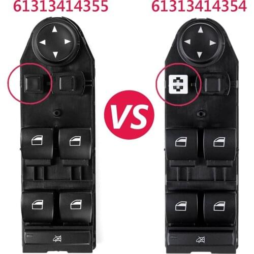 Left Driver Window Lifter Mirror Switch Control Unit For BMW E83 X3 2004 2005 2006 2007 2008 2009 2010 61313414354