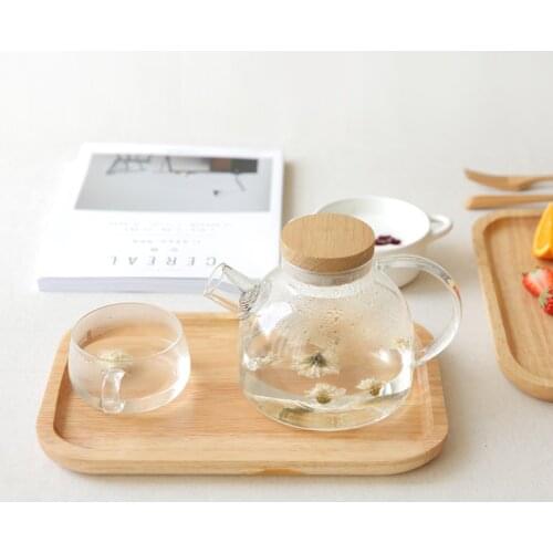 Japan Tea Serving Tray Wooden Afternoon Snacks Cake Serving Plates Desserts Oak Food Organizer Cafe Chinese Tea Set Accessories