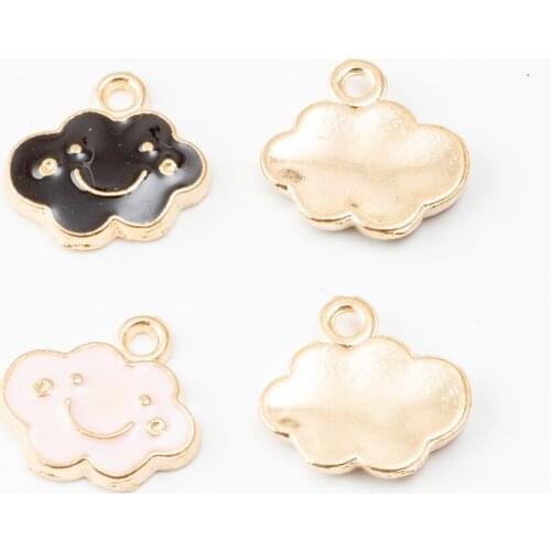 YEPENGFEI 40 PCS cloud Charms Alloy jewelry Pendants for Jewelry Making DIY Handmade Craft Accessories js2171
