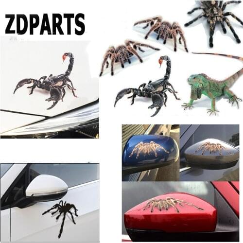 ZDPARTS 3D Car Spider Emblem Truck Motor Window Stickers Cover For Ford Focus 2 3 Fiesta Mondeo Kuga Kia Rio Ceed Sportage 2017
