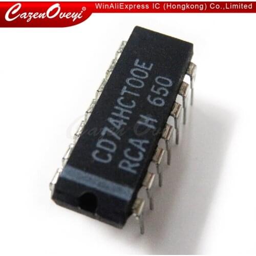 10pcs/lot SN74HCT00N CD74HCT00E 74HCT00 DIP-14 In Stock