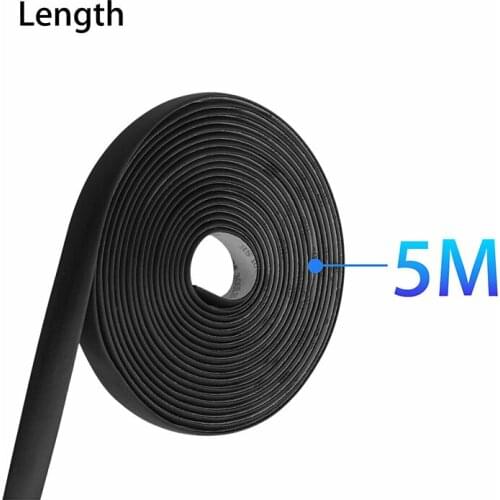 5M Universal Auto Rubber Seal Strip Waterproof Weather Stripping Sealing Strip Trim Cover For Car Front Rear Windshield