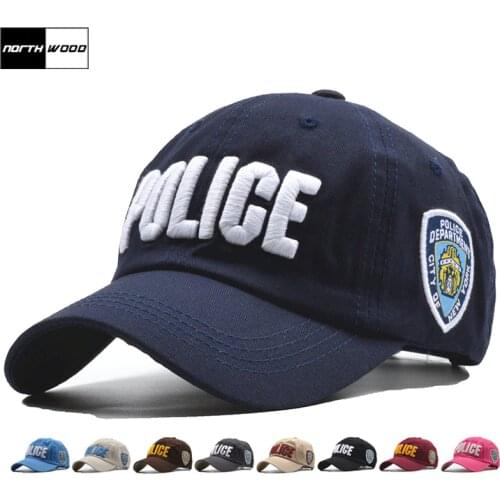 NORTHWOOD Brand Cotton Police Letter Childrens Baseball Cap Kids Snapback Caps For Boy Girl Child Hip Hop Bone Hats
